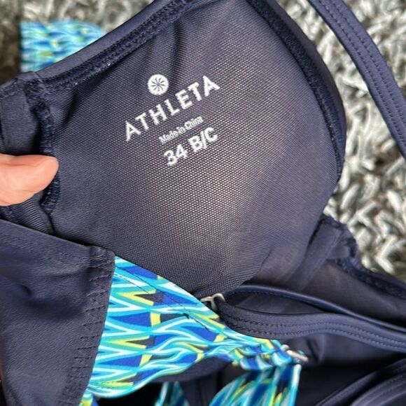 Athleta Luminate One Piece Swimsuit Sz 34 B/C - Picture 5 of 5